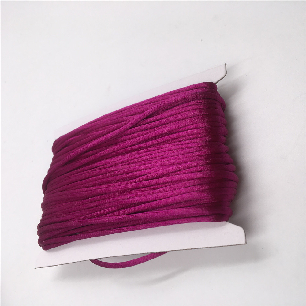 2mm Braided Macrame Silk Macra - Ribbon Wired Satin recension och pris