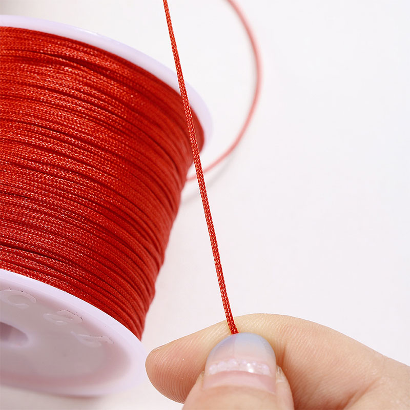 50M/roll 0.8mm Nylon Thread Co - Ribbon Wired Satin recension och pris