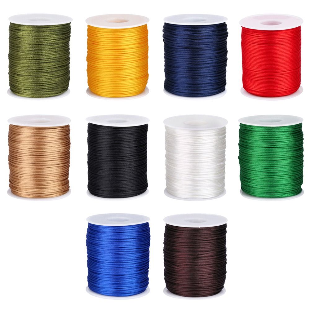 New 1.5mm Satin Cord 100M Soli - Ribbon Wired Satin recension och pris