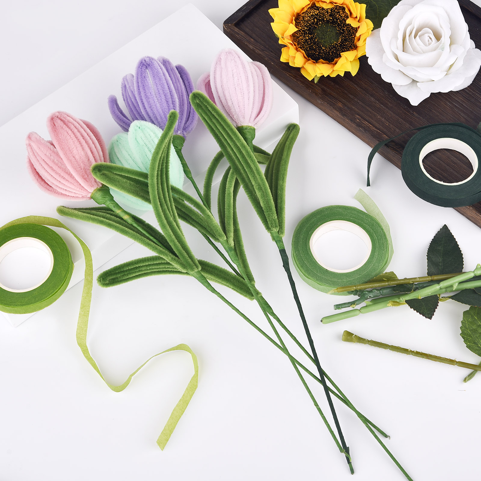 30yards Floral Stem Tape Corsa - Anda Florist Supply recension och pris
