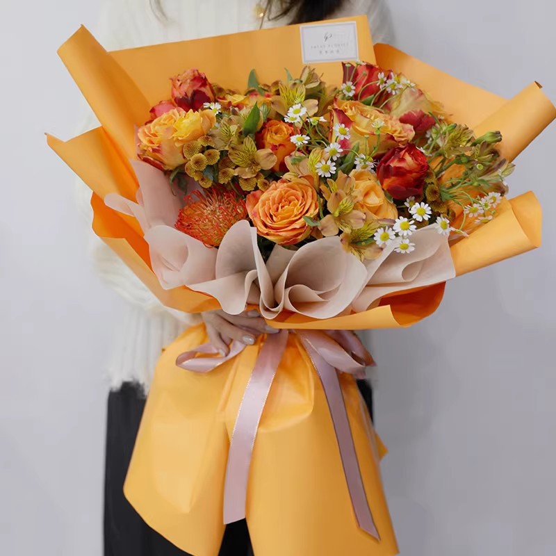 Korean Style Solid Color Paper - Florist Supply Paper recension och pris