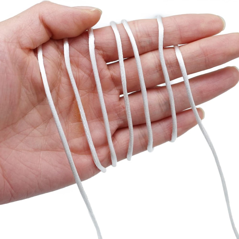0.8/1.5mm Nylon Satin Cord Chi - Ribbon Wired Satin recension och pris