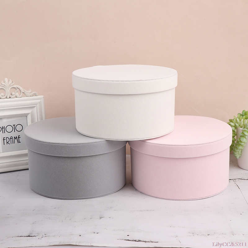 Velvet Round Flowers Box Gift  - Anda Florist Supply recension och pris