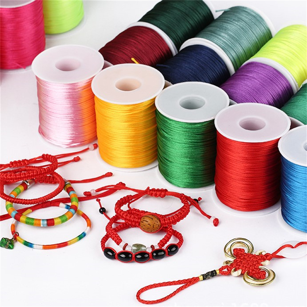 1mm Rope  50meters/roll Satin  - Ribbon Wired Satin recension och pris
