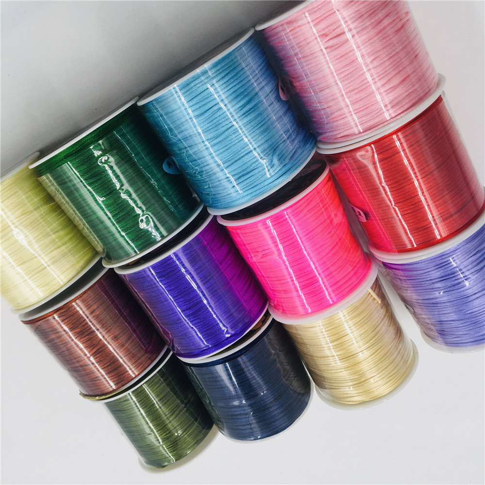 1mm Rope  50meters/roll Satin  - Ribbon Wired Satin recension och pris