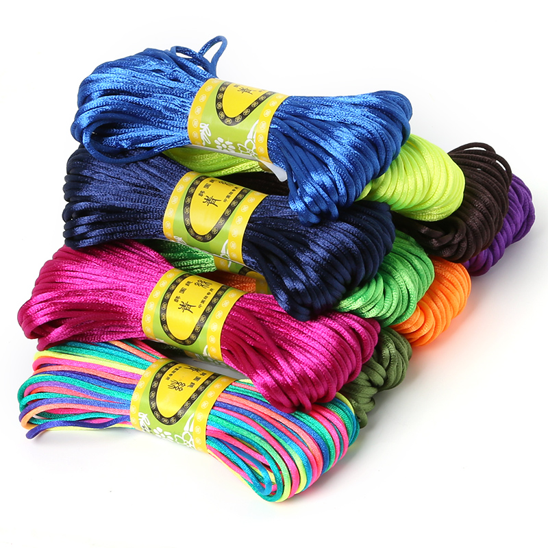 2.5mm 20m Satin Rattail Silk M - Ribbon Wired Satin recension och pris