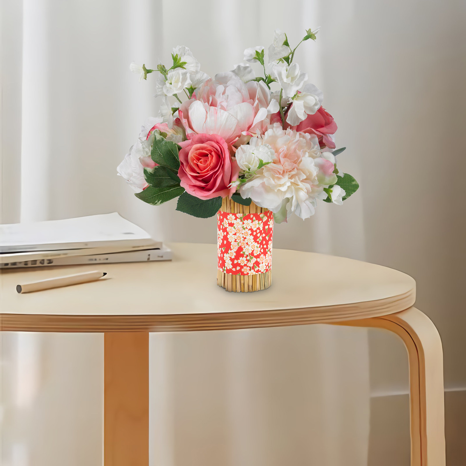 Straw Craft Decorative Vase Dr - Anda Florist Supply recension och pris